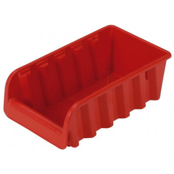 Curver DIY Stack Bin Profi 3 stapelbare kleinonderdelenbox, 20,9 x 11,5 x 7,5 cm, rood (0804953586)
