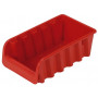 Curver DIY Stack Bin Profi 3 stapelbare kleinonderdelenbox, 20,9 x 11,5 x 7,5 cm, rood (0804953586)