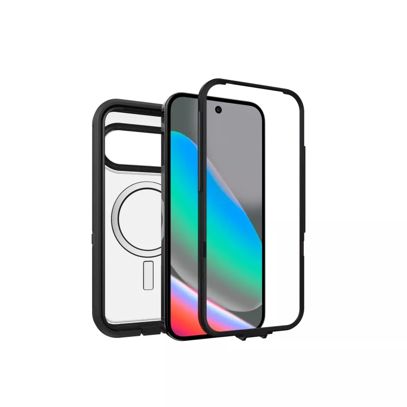 OtterBox Defender XT Clear hoes voor Google Pixel 10 / 10 Pro, zwart
