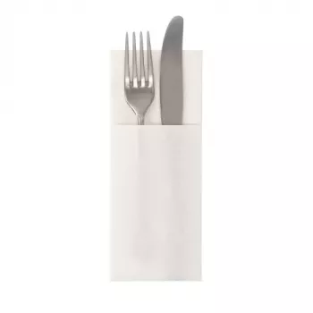 PAPSTAR ROYAL Collection servettenzak, wit, stofachtig premium-tissue
