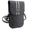 Guess 4G Stripe telefoontas, zwart