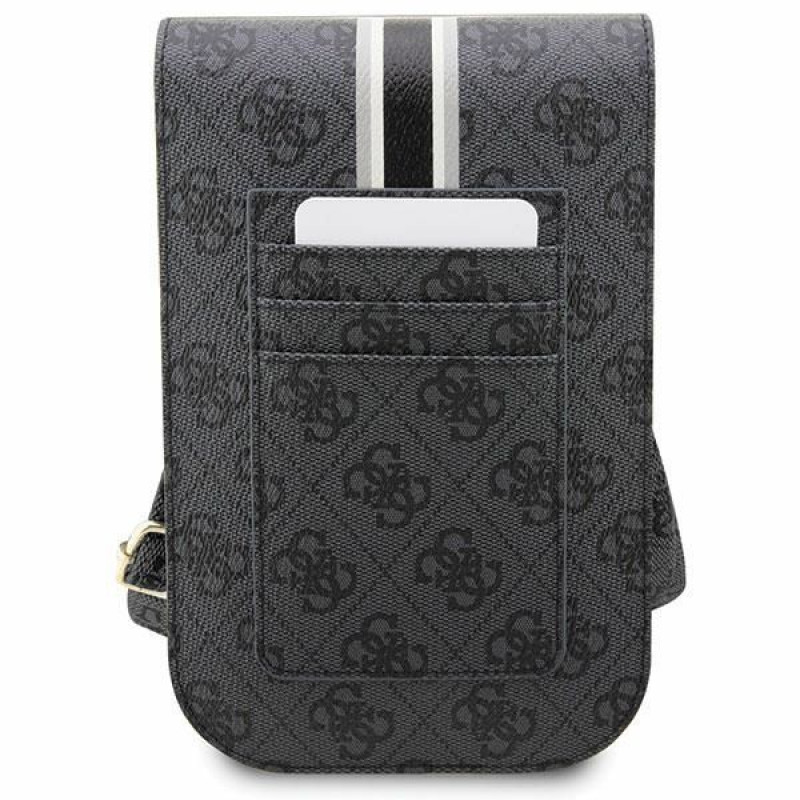 Guess 4G Stripe telefoontas, zwart