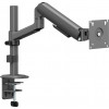 Secomp STANDARD monitorarm voor paalmontage, mechanische veer, 17–32 inch, max. 10 kg, zwart