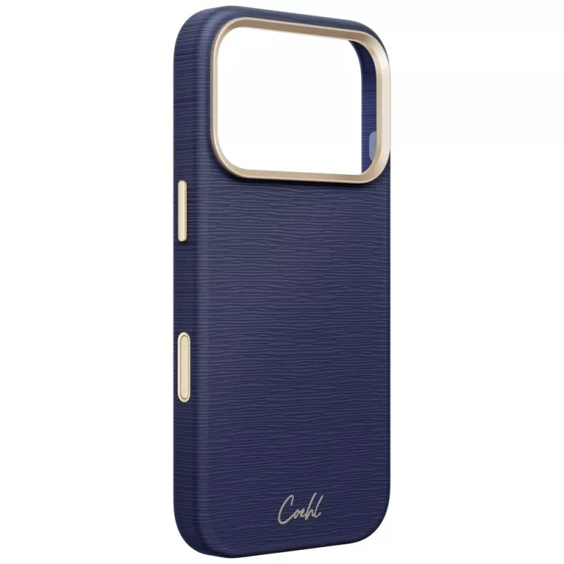UNIQ Coehl Mirelle hoesje voor iPhone 18 Pro / 17 Pro magnetisch laden blauw
