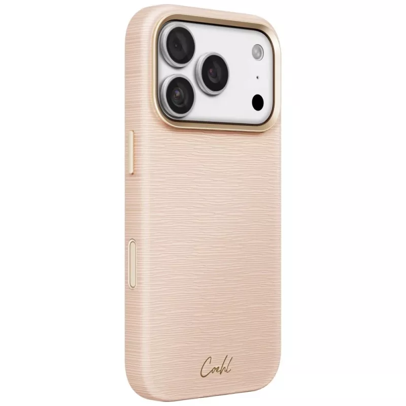 UNIQ Coehl Mirelle hoesje voor iPhone 18 Pro / 17 Pro magnetisch laden roze