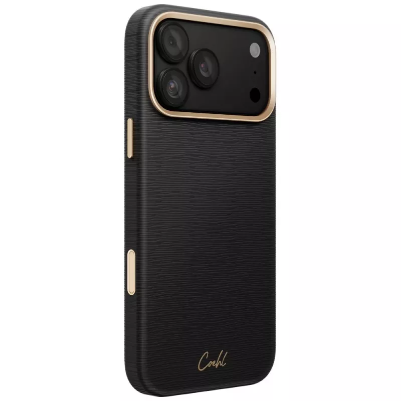 UNIQ Coehl Mirelle hoesje voor iPhone 18 Pro Max / 17 Pro Max, magnetisch laden, zwart