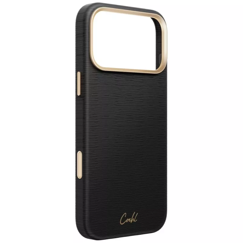 UNIQ Coehl Mirelle hoesje voor iPhone 18 Pro Max / 17 Pro Max, magnetisch laden, zwart
