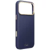UNIQ Coehl Mirelle hoesje voor iPhone 18 Pro Max / 17 Pro Max magnetisch laden blauw