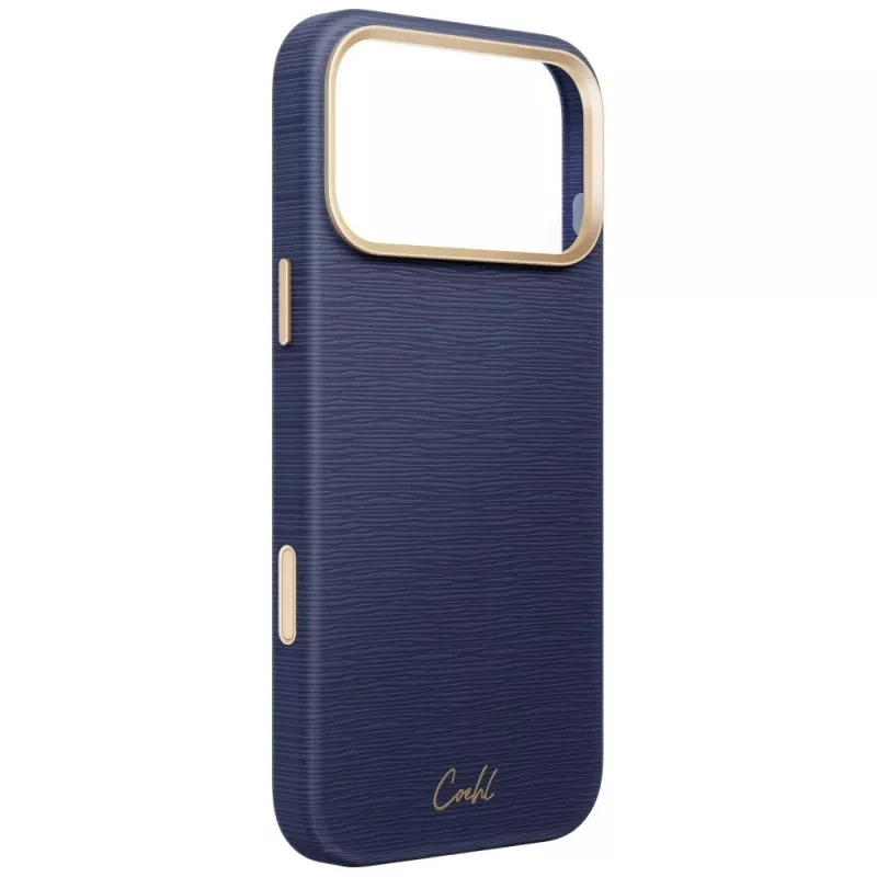 UNIQ Coehl Mirelle hoesje voor iPhone 18 Pro Max / 17 Pro Max magnetisch laden blauw