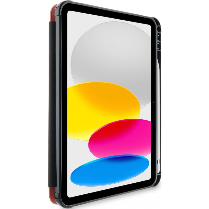 OtterBox React Series ultra-slim flip-hoes voor Apple iPad 10,9 inch (10e generatie) – zwart/rood