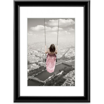 Hama Swing kunststof fotolijst, zwart, 15 x 20 cm