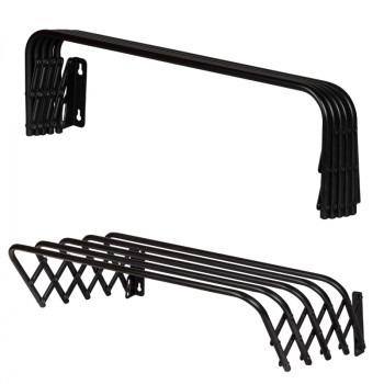 Sauber wandwasrek, 3 m / 60 cm, zwart