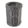 APS bestekmand ECONOMIC, diameter: 120 mm, grijs polypropyleen, handgevlochten, hoogte: 150 mm