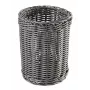 APS bestekmand ECONOMIC, diameter: 120 mm, grijs polypropyleen, handgevlochten, hoogte: 150 mm