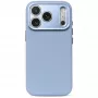 Decoded Leather Backcover - leren hoes voor iPhone 18 Pro Max / 17 Pro Max compatibel met MagSafe (sky blue)