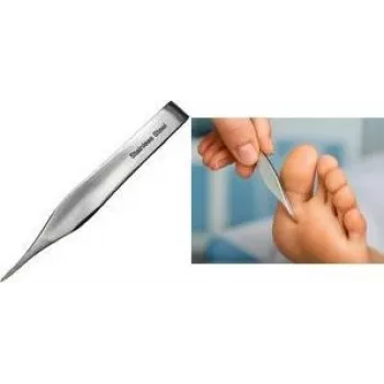 FIRST AID ONLY splinterpincet, 144 mm, zilver van roestvrij staal, voor fijn grijp- en vasthoudwerk