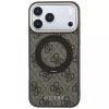 Guess Ring Stand 360 4G Classic Logo MagSafe-hoesje voor iPhone 18 Pro / 17 Pro bruin