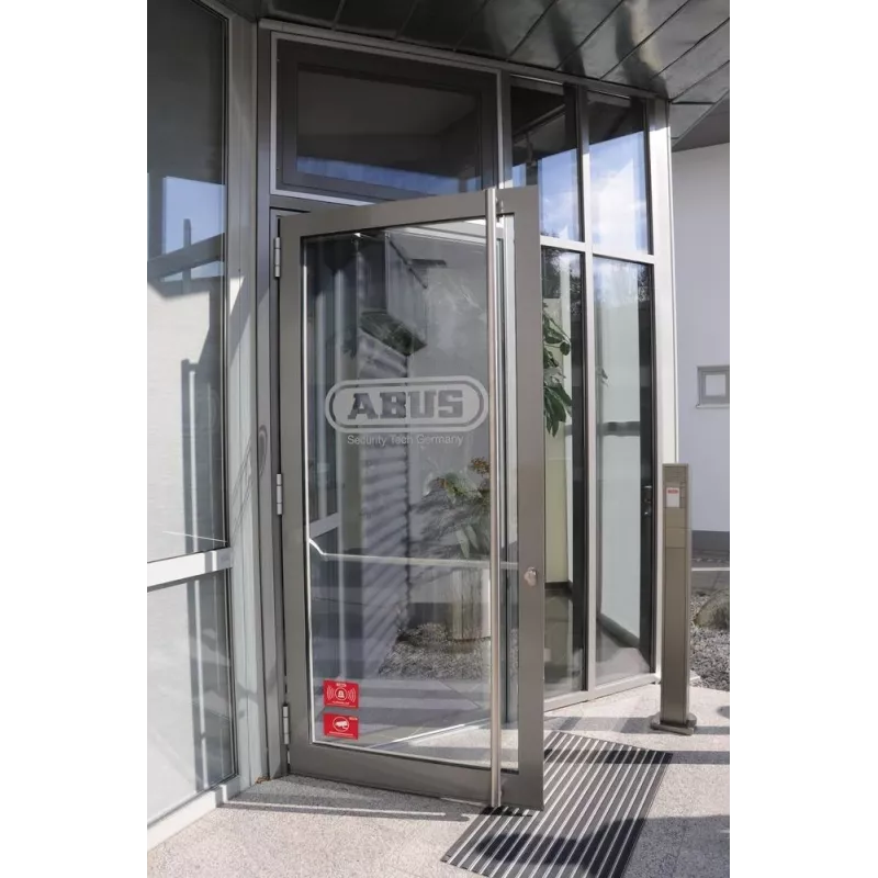 ABUS AU1315 alarmwaarschuwingssticker (UK), 74 x 52,5 mm