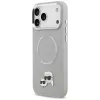 Hoesje Karl Lagerfeld Karl & Choupette Pins MagSafe voor iPhone 17 Pro grijs