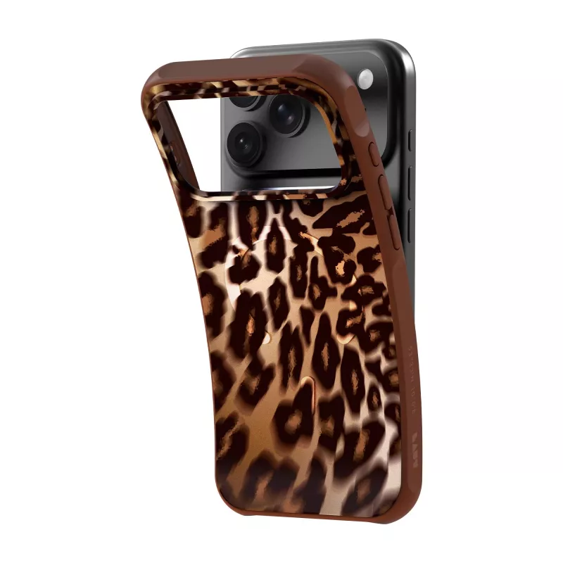 Laut Huex Wave hoes voor iPhone 18 Pro Max / 17 Pro Max, MagSafe, Mocha Leopard