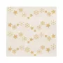 PAPSTAR “Golden Snowflakes” kerstservetten 330 x 330 mm, bedrukt, 1/4-vouw, 3-laags