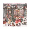 PAPSTAR “It looks like Christmas” kerstservetten 330 x 330 mm, bedrukt, 1/4-vouw, 3-laags