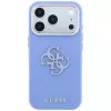 Guess genarbde & grote resin-logo hoes voor iPhone 18 Pro Max / 17 Pro Max, blauw