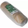 PAPSTAR pure soepbekers, rond, 350 ml, bruin, ongebleekt versvezelkarton met bio-coating