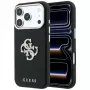 Guess Smooth & Big Strass Logo hoes voor iPhone 18 Pro / 17 Pro, zwart