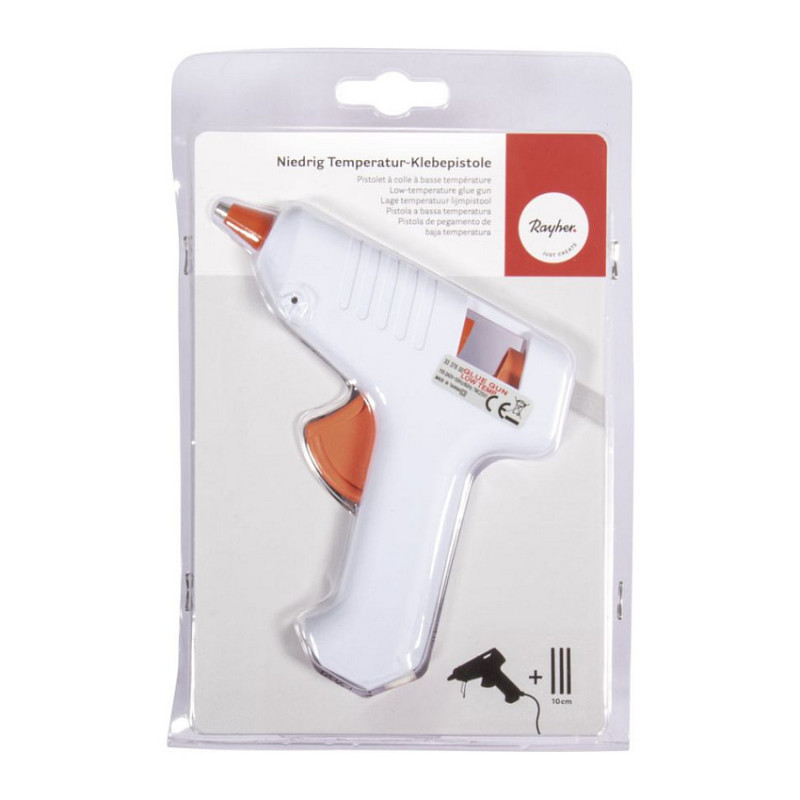 Rayher mini-lijmpistool voor lage temperatuur, wit
