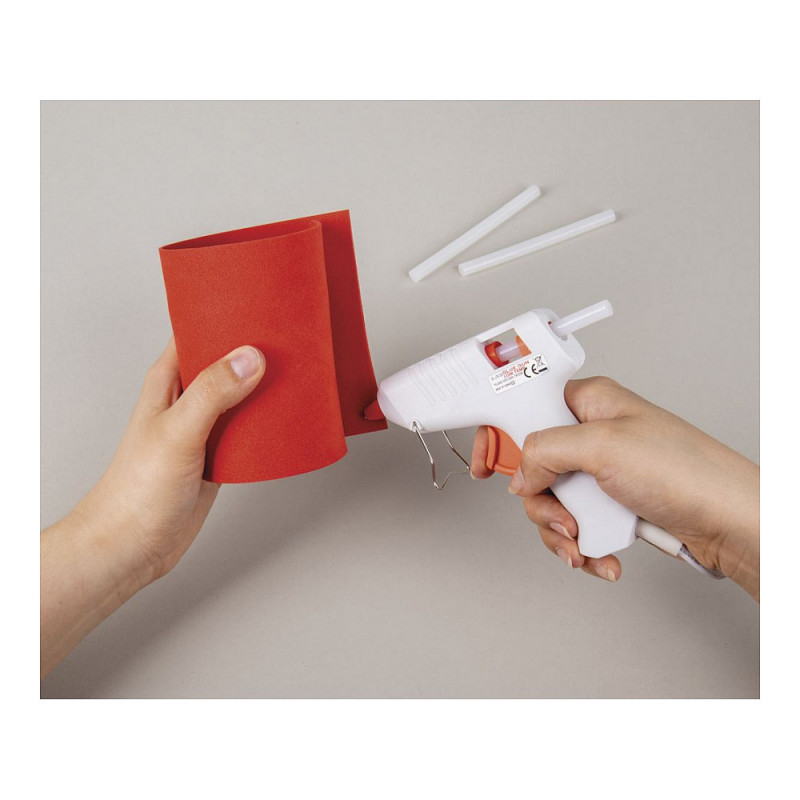 Rayher mini-lijmpistool voor lage temperatuur, wit