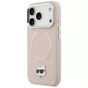 Karl Lagerfeld Choupette Pin MagSafe hoesje voor iPhone 17 Pro, roze