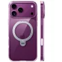 TORRAS Ostand Q3 Spin – hoesje voor iPhone 18 Pro Max / 17 Pro Max, compatibel met MagSafe (transparant)