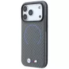 BMW M Carbon bedrukte ring MagSafe hoesje voor iPhone 18 Pro / 17 Pro, antraciet