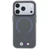 BMW M Carbon bedrukte ring MagSafe hoesje voor iPhone 18 Pro / 17 Pro, antraciet