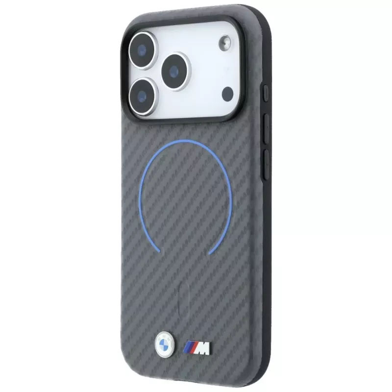 BMW M Carbon bedrukte ring MagSafe hoesje voor iPhone 18 Pro Max / 17 Pro Max, antraciet
