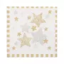 PAPSTAR servetten Stardust wit, goud 3-laags 33,0 x 33,3 cm, 100 stk.