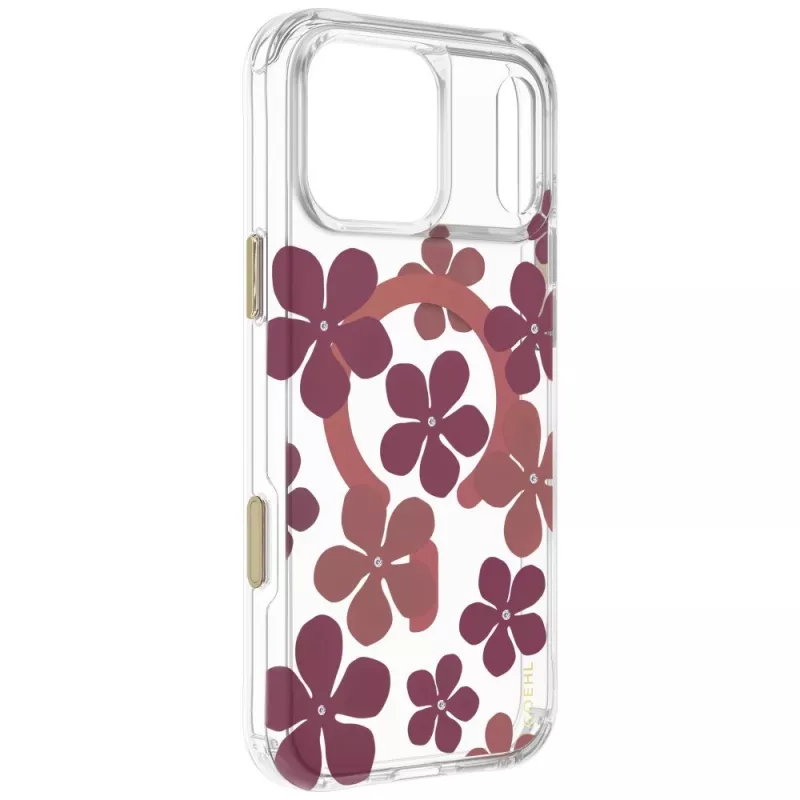 UNIQ Coehl Mila hoes voor iPhone 18 Pro Max / 17 Pro Max, magnetisch laden, bordeauxrood