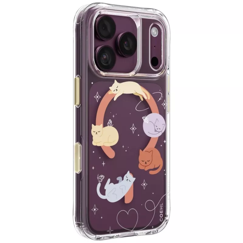 UNIQ Coehl Elysie hoes voor iPhone 18 Pro / 17 Pro, magnetisch laden, Whiskered Dreams