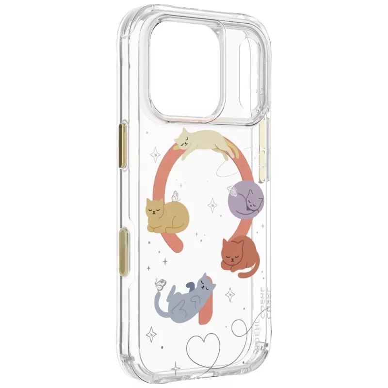 UNIQ Coehl Elysie hoes voor iPhone 18 Pro / 17 Pro, magnetisch laden, Whiskered Dreams