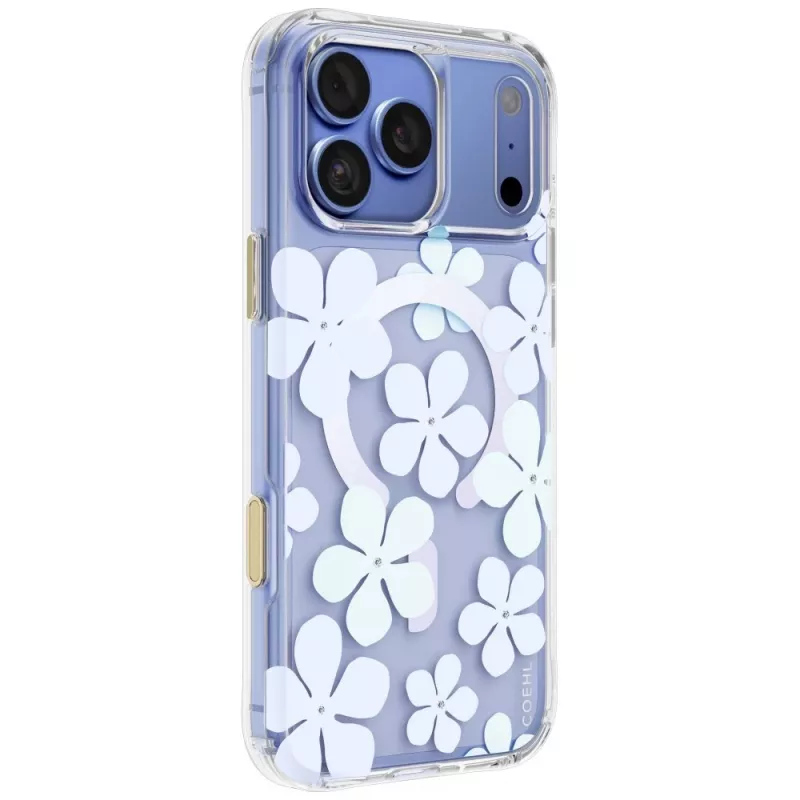 UNIQ Coehl Mila hoes voor iPhone 18 Pro Max / 17 Pro Max, magnetisch laden, blauw