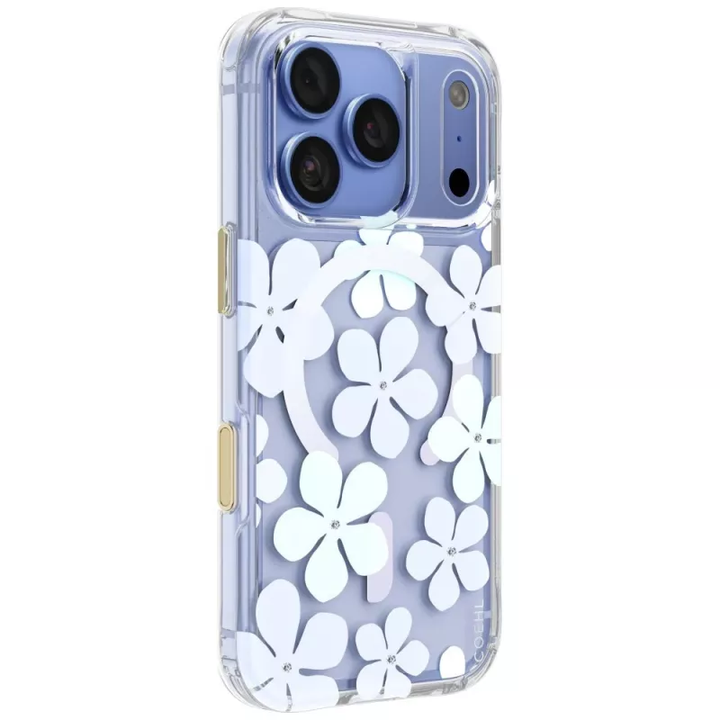 UNIQ Coehl Mila hoes voor iPhone 18 Pro / 17 Pro, magnetisch laden, blauw