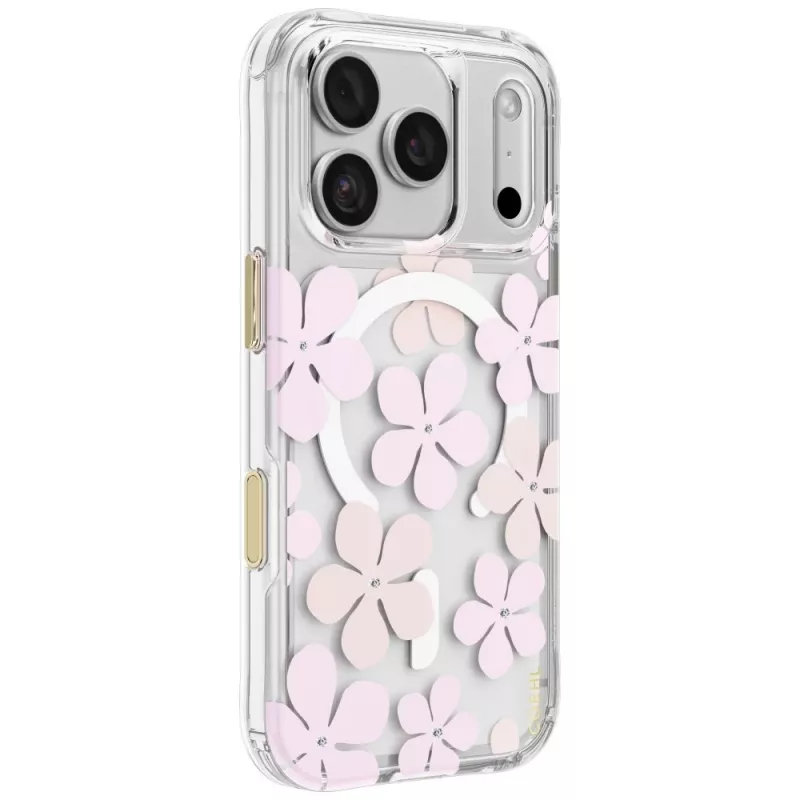 UNIQ Coehl Mila hoes voor iPhone 18 Pro / 17 Pro, magnetisch laden, roze