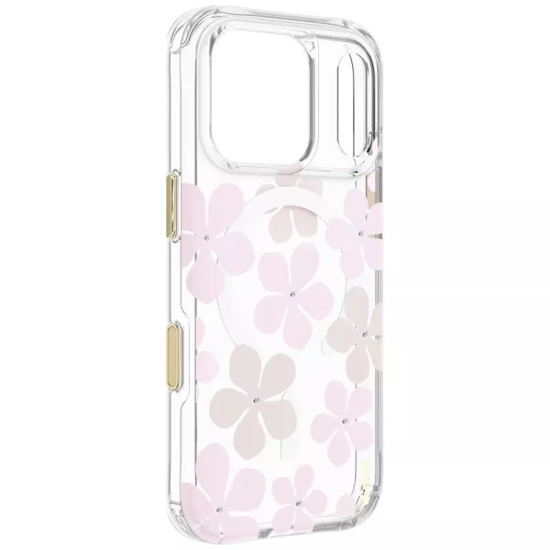 UNIQ Coehl Mila hoes voor iPhone 18 Pro / 17 Pro, magnetisch laden, roze