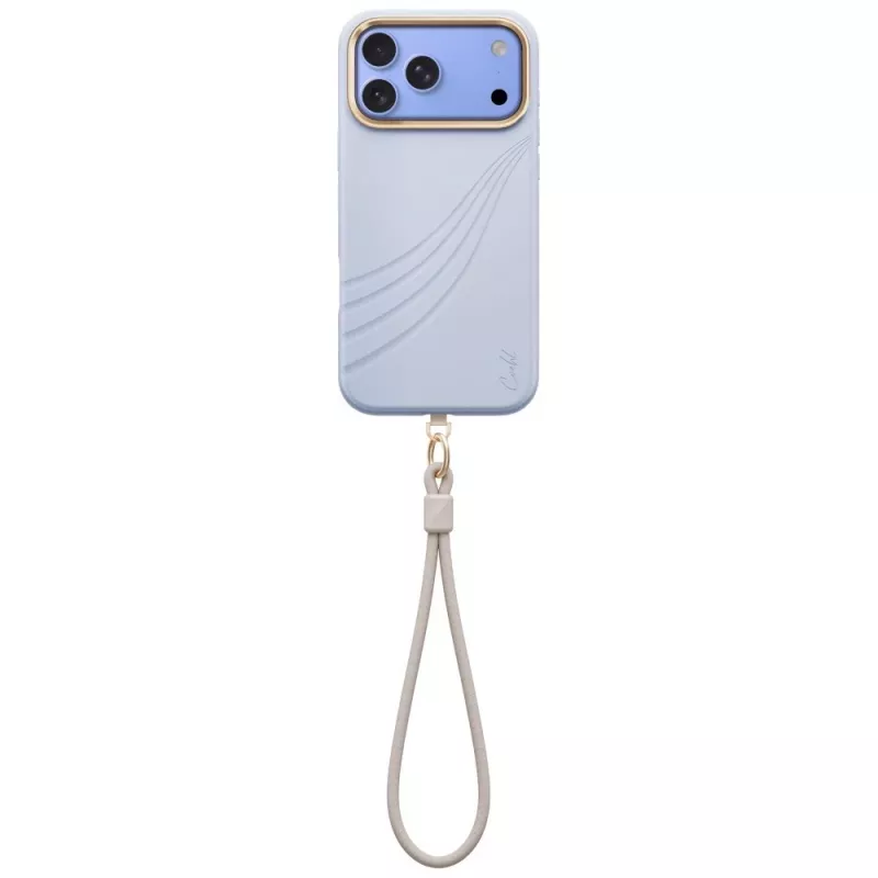 UNIQ Coehl Serina hoes voor iPhone 18 Pro Max / 17 Pro Max, magnetisch laden, blauw