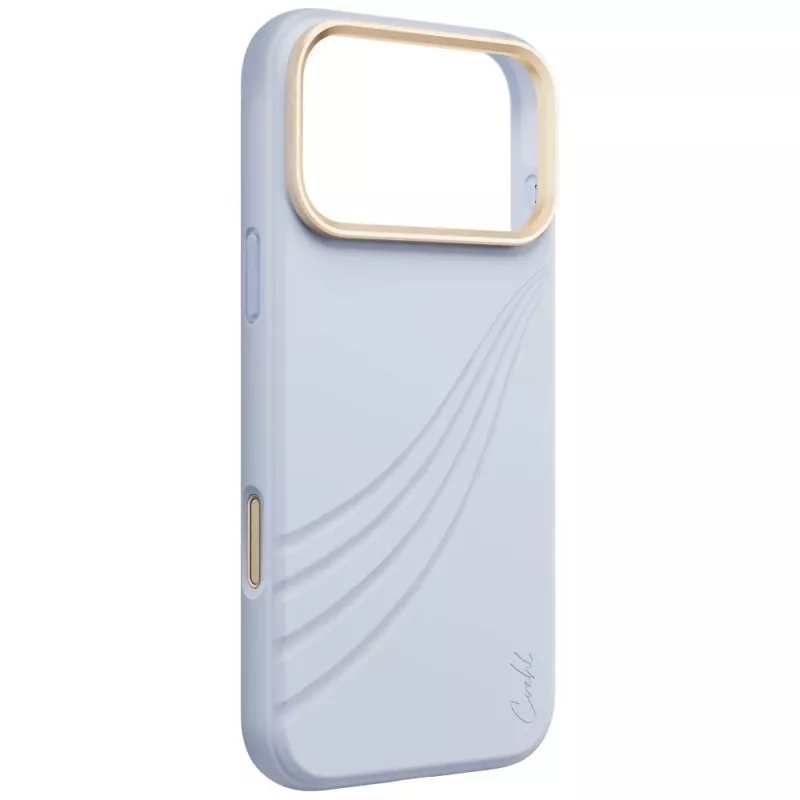 UNIQ Coehl Serina hoes voor iPhone 18 Pro Max / 17 Pro Max, magnetisch laden, blauw