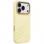 UNIQ Coehl Serina hoes voor iPhone 18 Pro / 17 Pro, magnetisch laden, geel