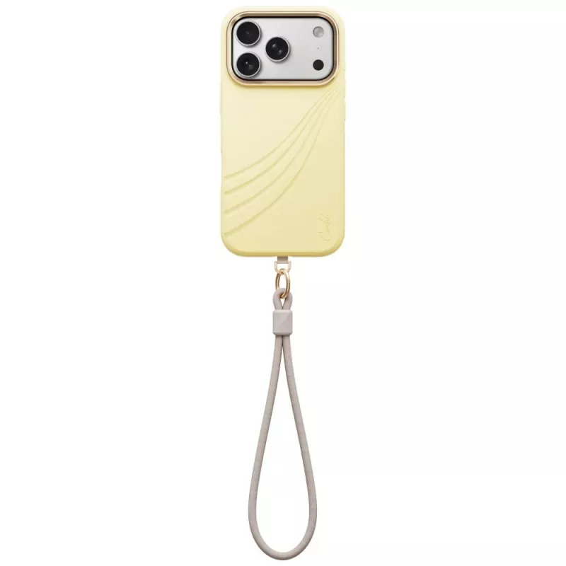 UNIQ Coehl Serina hoes voor iPhone 18 Pro / 17 Pro, magnetisch laden, geel
