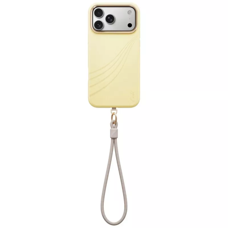 UNIQ Coehl Serina hoes voor iPhone 18 Pro Max / 17 Pro Max, magnetisch laden, geel