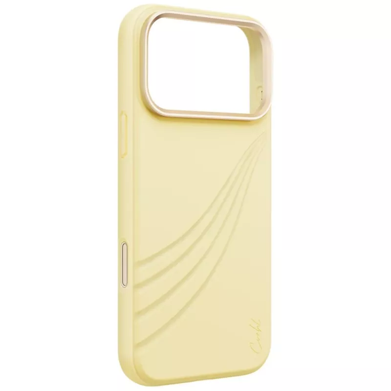 UNIQ Coehl Serina hoes voor iPhone 18 Pro Max / 17 Pro Max, magnetisch laden, geel